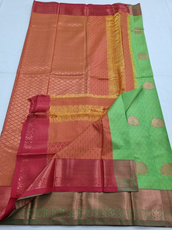 Kanchipuram Blended Trendy Fancy Silk Saree 104