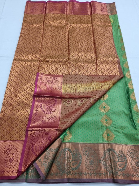 Kanchipuram Blended Trendy Fancy Silk Saree 109