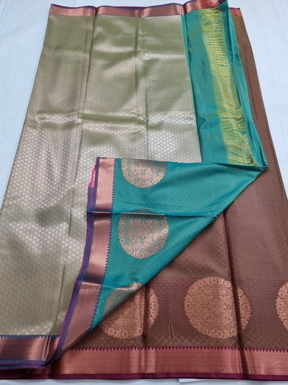 Kanchipuram Blended Trendy Fancy Silk Saree 145