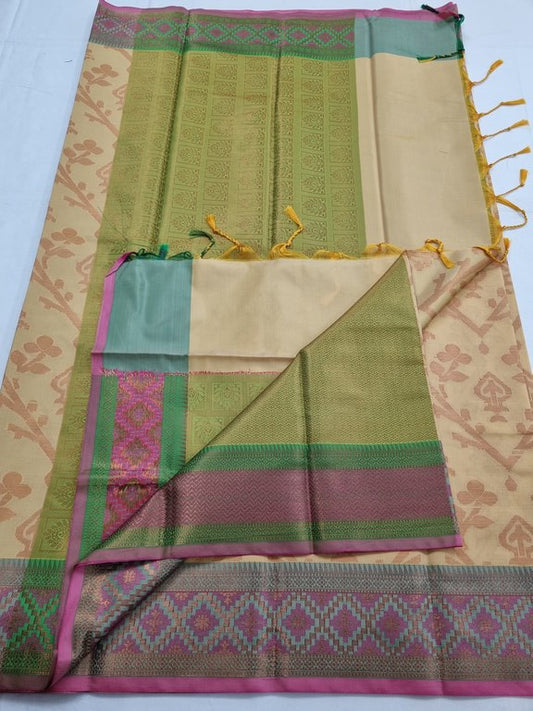 Kanchipuram Blended Trendy Fancy Silk Saree 154