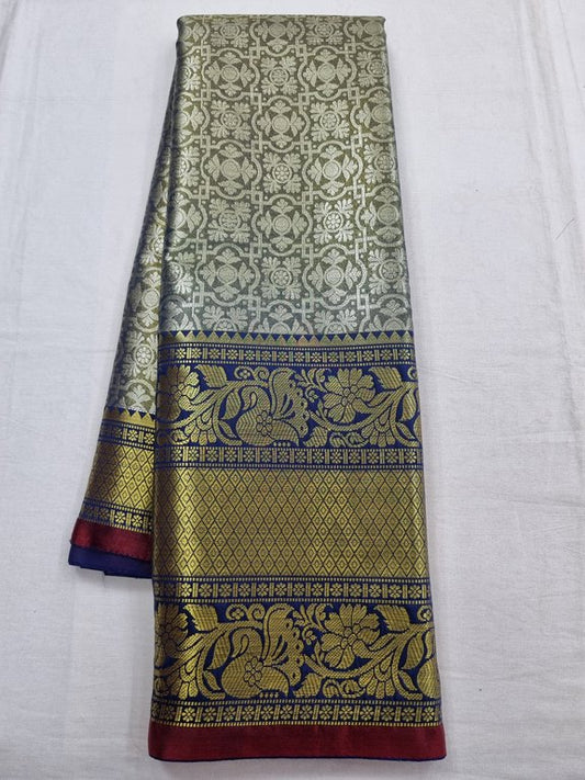 Kanchipuram Blended Trendy Fancy Silk Saree 175