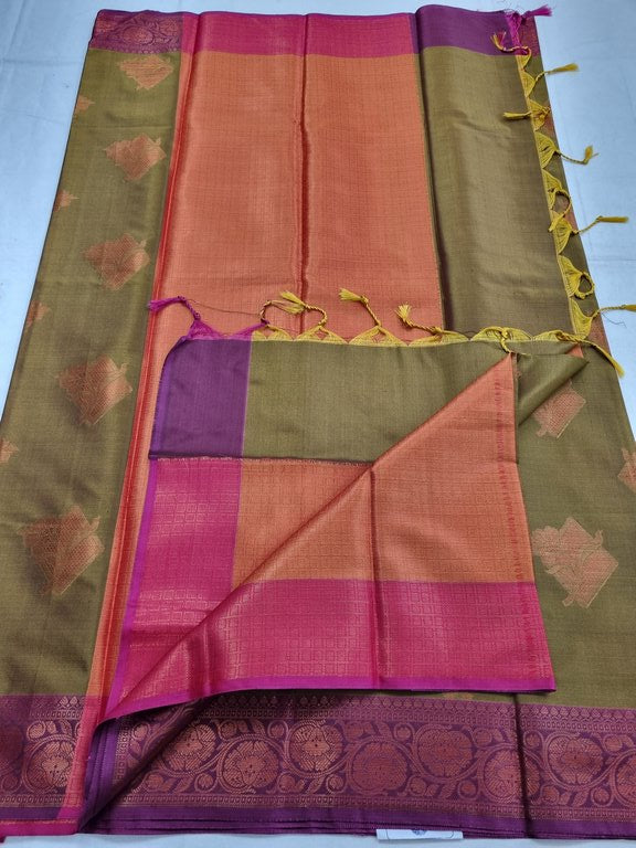 Kanchipuram Blended Trendy Fancy Silk Saree 178