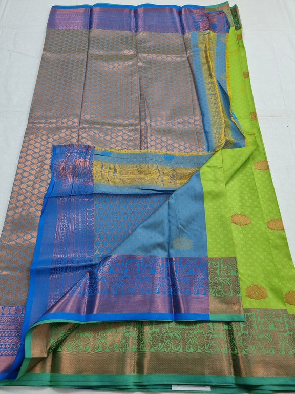 Kanchipuram Blended Trendy Fancy Silk Saree 185