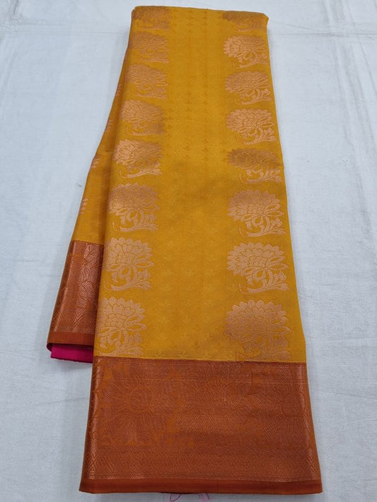 Kanchipuram Blended Trendy Fancy Silk Saree 220