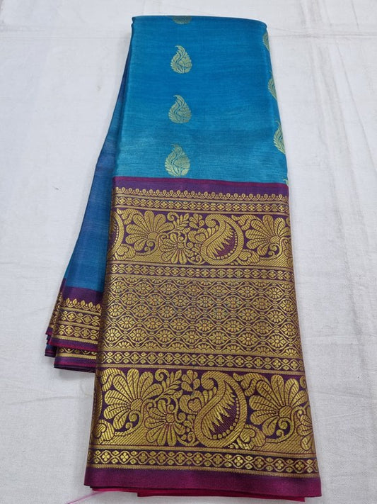Kanchipuram Blended Trendy Fancy Silk Saree 221