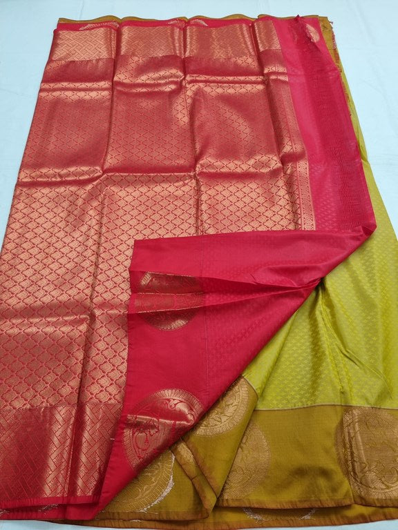 Kanchipuram Blended Trendy Fancy Silk Saree 222