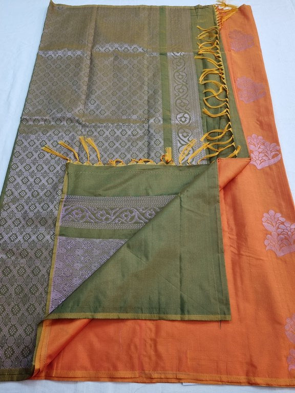 Kanchipuram Blended Trendy Soft Silk Saree 333