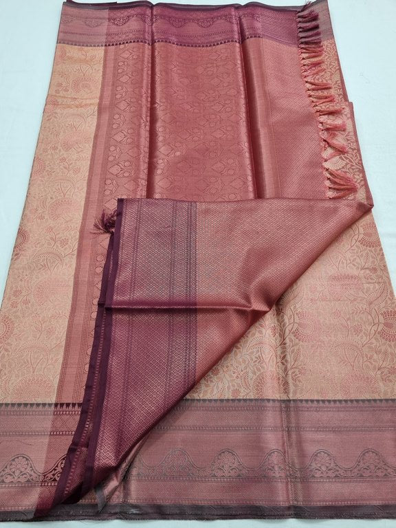 Kanchipuram Blended Trendy Tissue Silk Saree 370