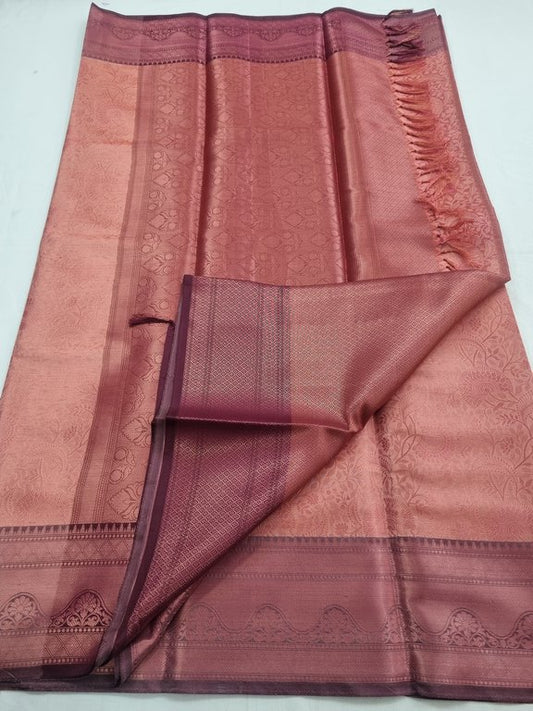 Kanchipuram Blended Trendy Tissue Silk Saree 404