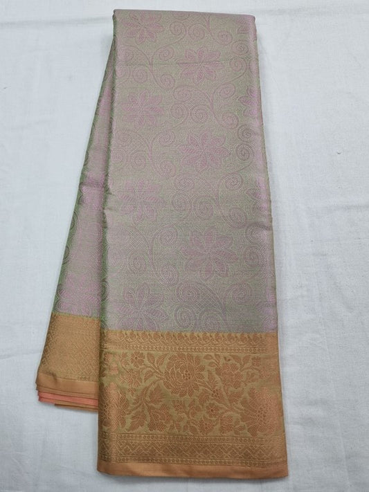 Kanchipuram Blended Trendy Tissue Silk Saree 412