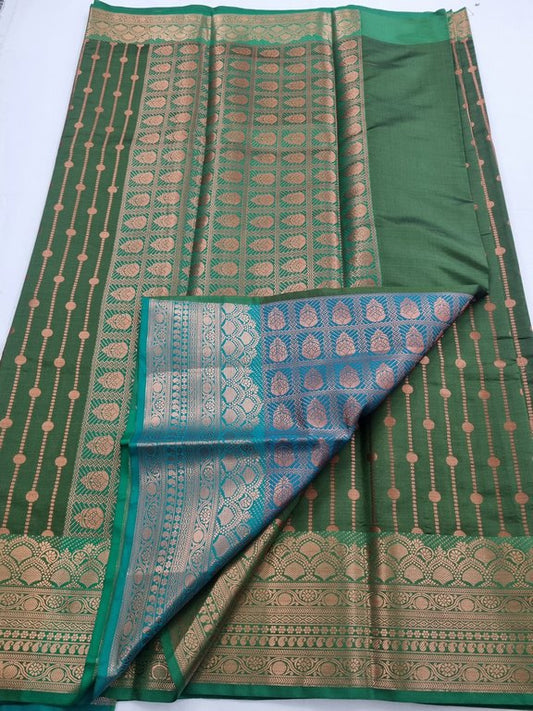 Kanchipuram Blended Trendy Soft Silk Saree 428