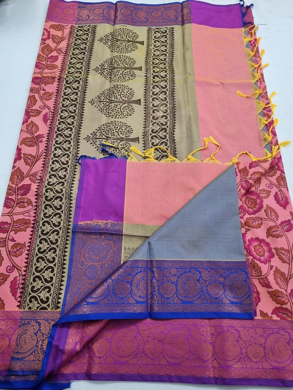 Kanchipuram Blended Trendy Soft Silk Saree 441