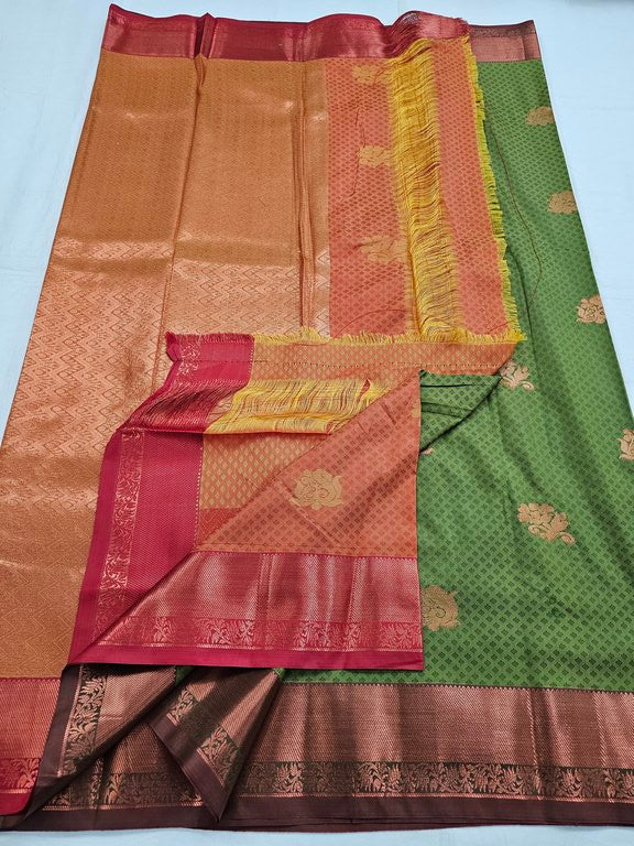 Kanchipuram Blended Trendy Fancy Silk Saree 469