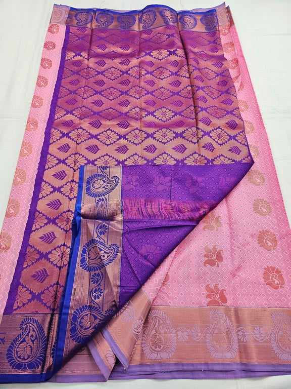 Kanchipuram Blended Trendy Fancy Silk Saree 477