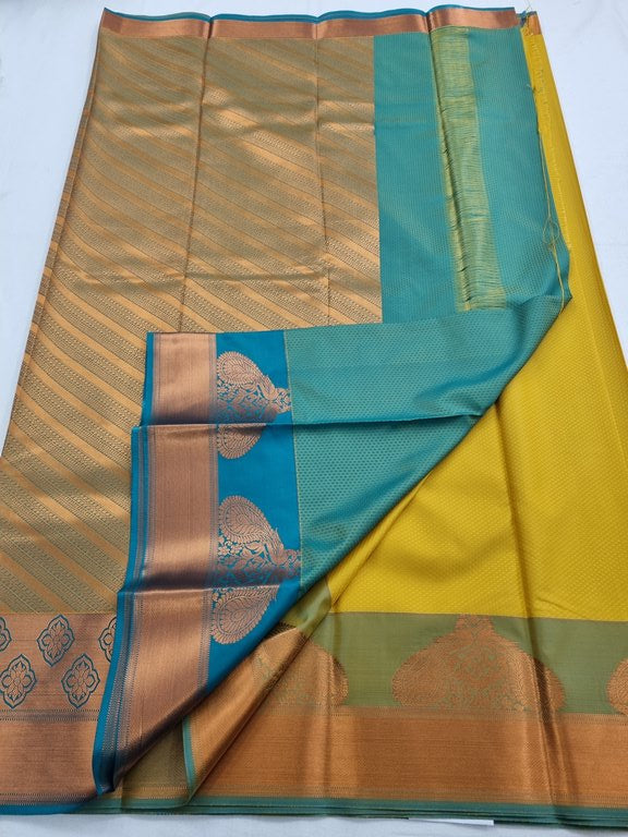 Kanchipuram Blended Trendy Fancy Silk Saree 480