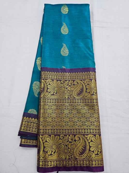 Kanchipuram Blended Trendy Fancy Silk Saree 481