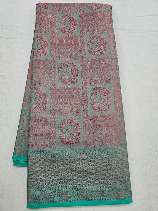 Kanchipuram Blended Trendy Tissue Silk Saree 537