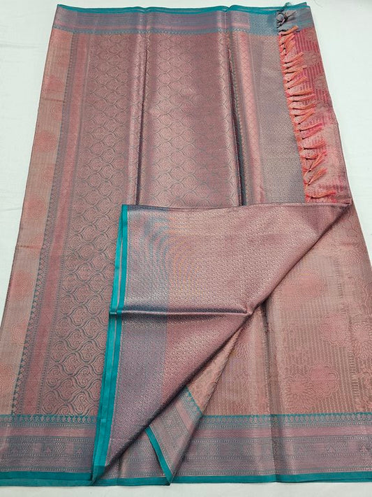 Kanchipuram Blended Trendy Tissue Silk Saree 543