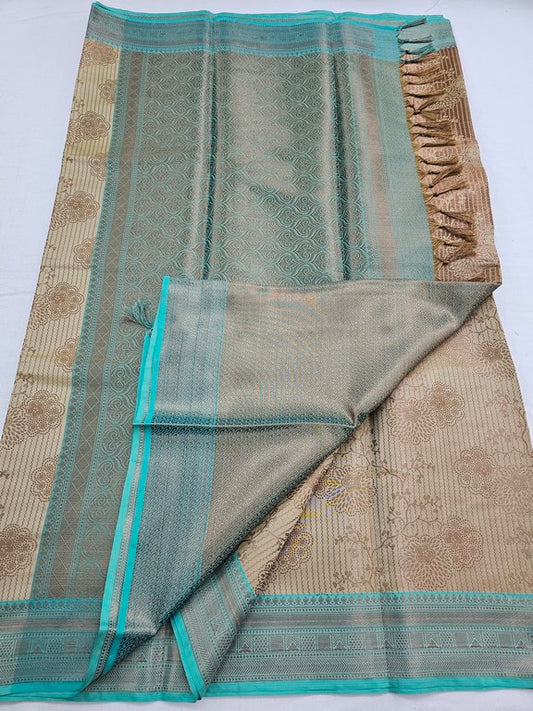 Kanchipuram Blended Trendy Tissue Silk Saree 544