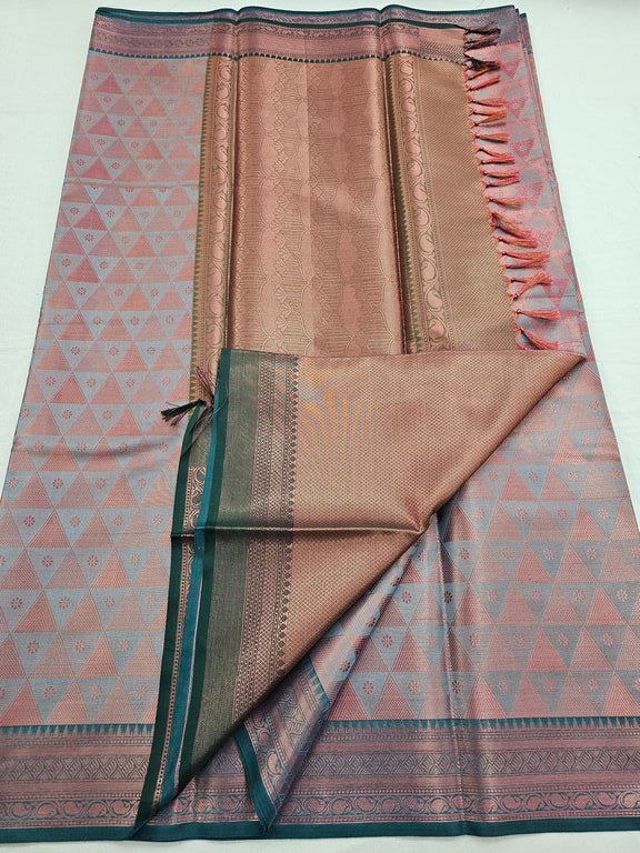 Kanchipuram Blended Trendy Tissue Silk Saree 546