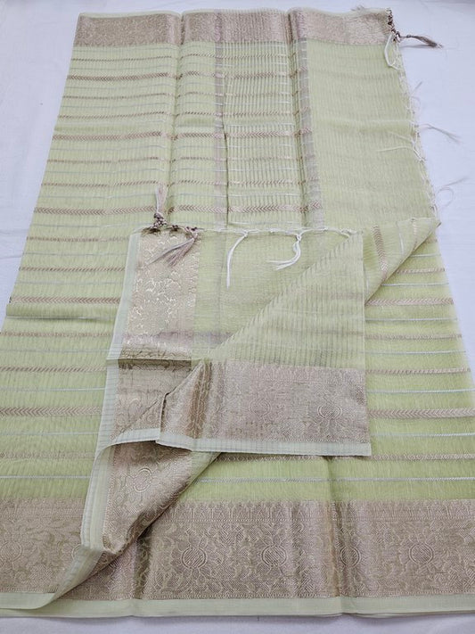 Kanchipuram Blended Trendy Cotton Silk Saree 572