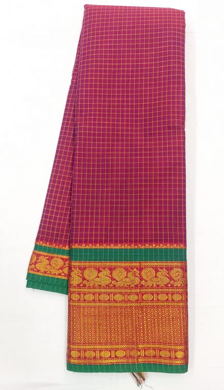 Kanchipuram Blended Trendy Cotton Silk Saree 586