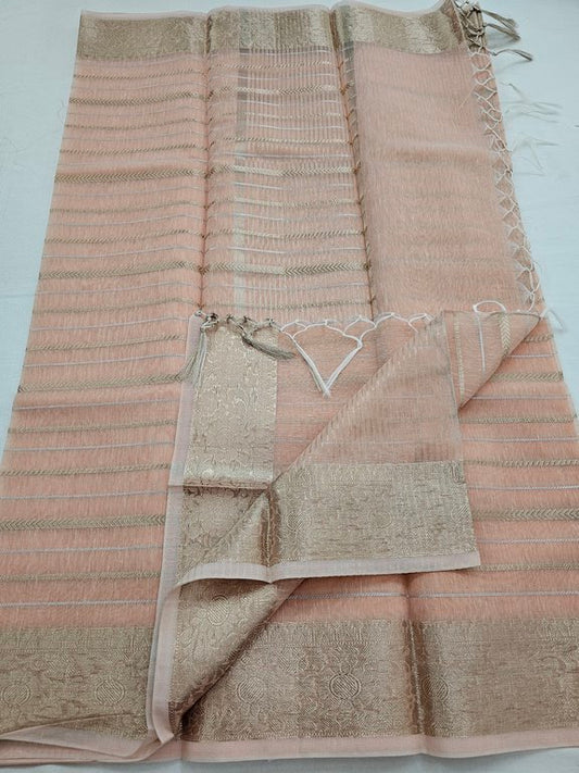 Kanchipuram Blended Trendy Cotton Silk Saree 580