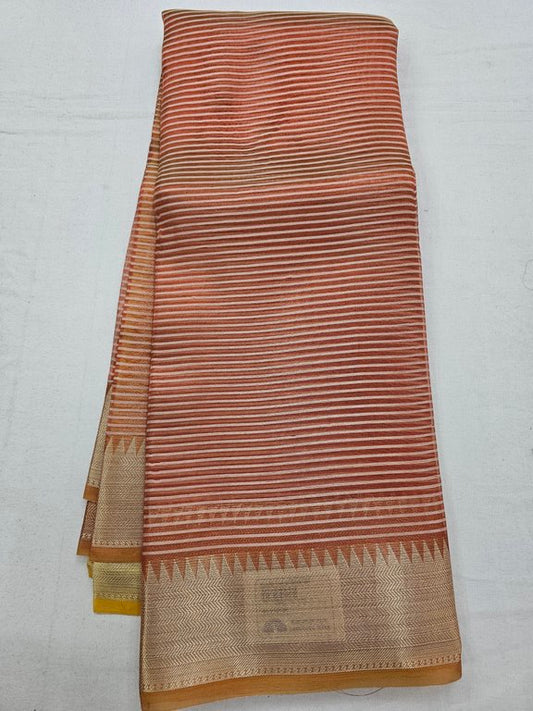 Kanchipuram Blended Trendy Fancy Silk Saree 620