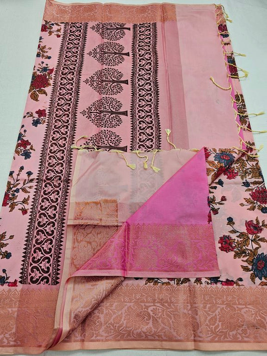 Kanchipuram Blended Trendy Soft Silk Saree 659