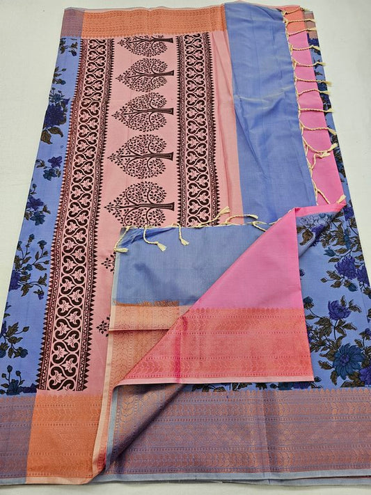 Kanchipuram Blended Trendy Soft Silk Saree 662