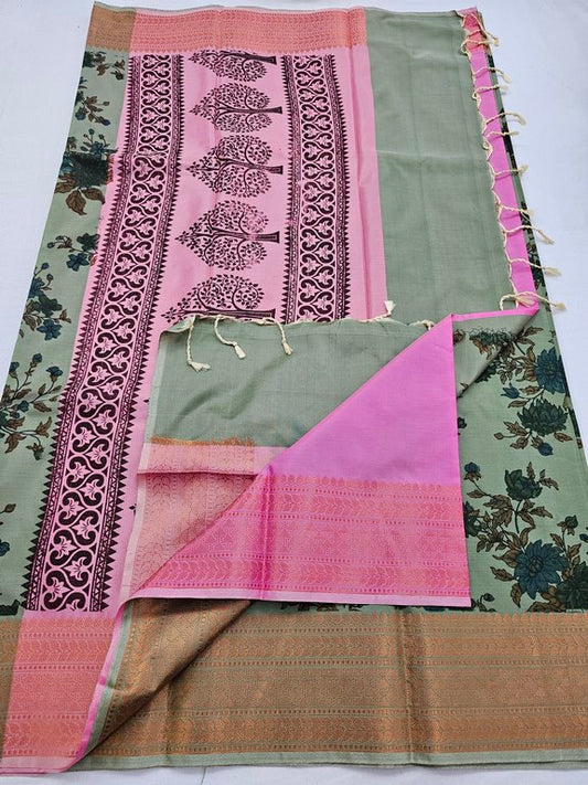 Kanchipuram Blended Trendy Soft Silk Saree 663