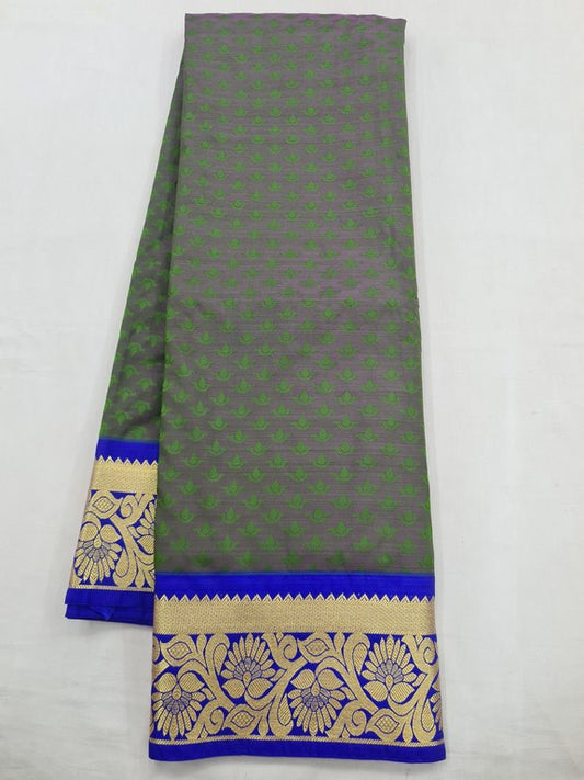 Kanchipuram Blended Fancy Silk Saree 015