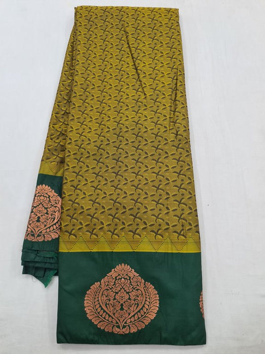 Kanchipuram Blended Fancy Silk Saree 050