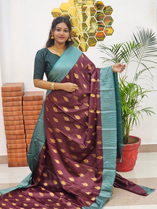 Kanchipuram Blended Soft Silk Saree 669