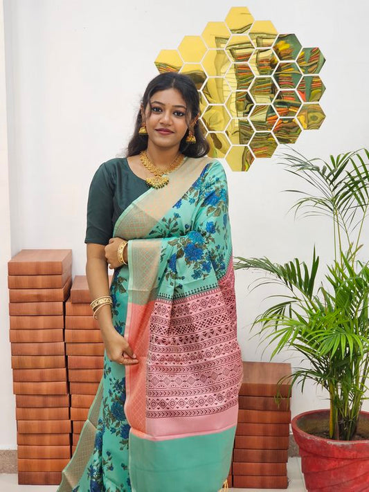 Kanchipuram Blended Trendy Soft Silk Saree 654