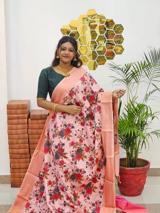 Kanchipuram Blended Trendy Soft Silk Saree 660