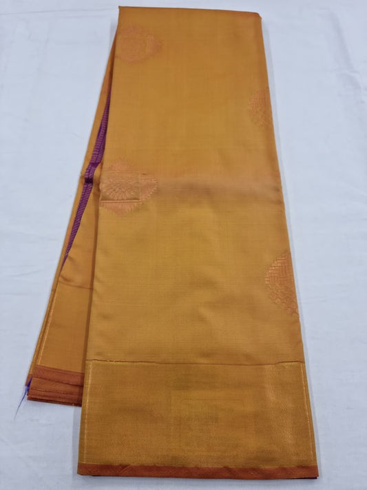 Kanchipuram Blended Fancy Silk Saree 117
