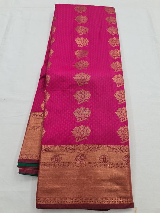 Kanchipuram Blended Fancy Silk Saree 136