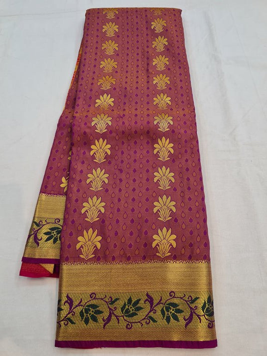 Kanchipuram Blended Fancy Silk Saree 196