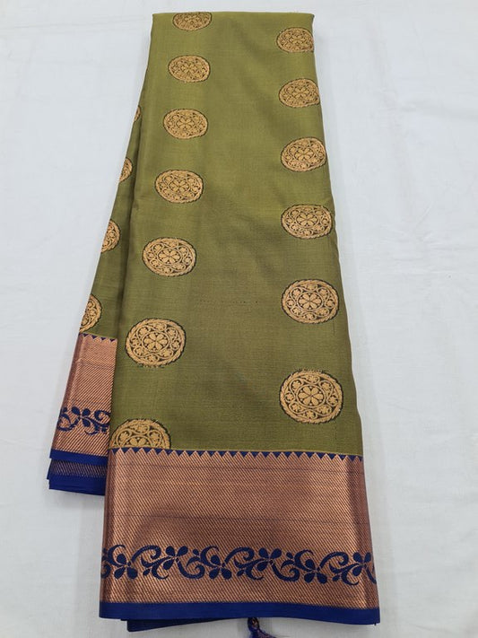 Kanchipuram Blended Fancy Silk Saree 199