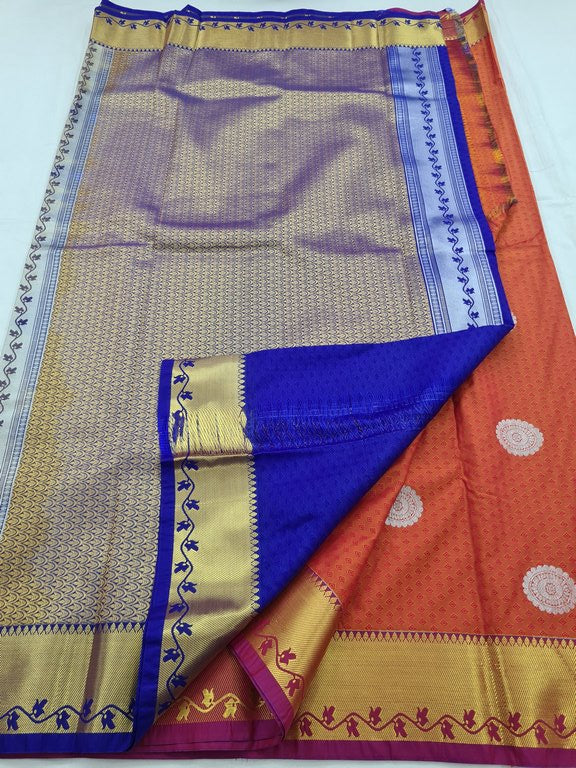 Kanchipuram Blended Fancy Silk Saree 215