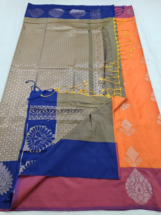 Kanchipuram Blended Fancy Silk Saree 244