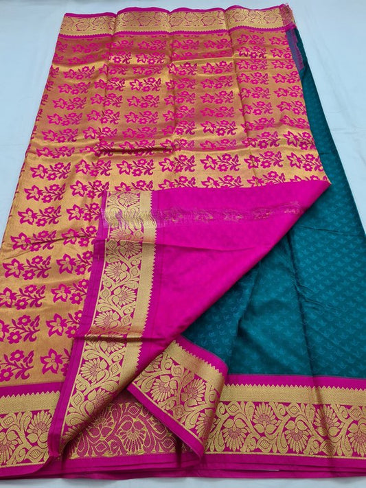 Kanchipuram Blended Fancy Silk Saree 250
