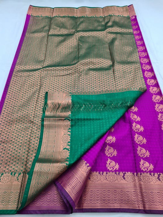 Kanchipuram Blended Fancy Silk Saree 252
