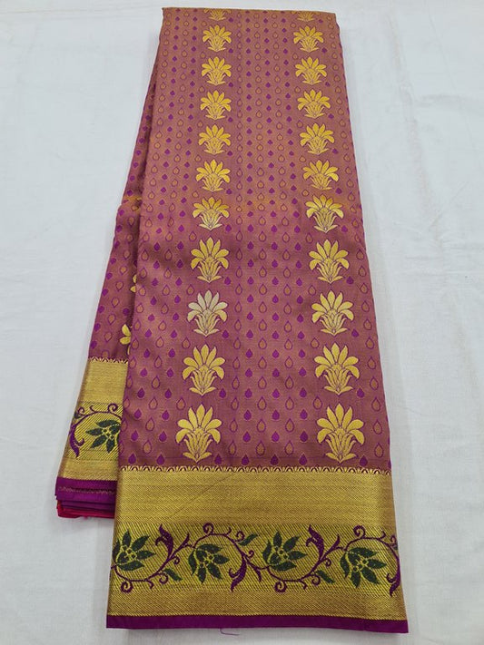 Kanchipuram Blended Fancy Silk Saree 296