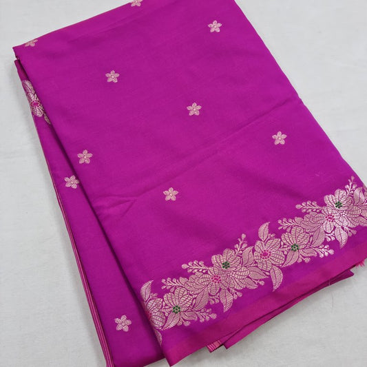 Kanchipuram Blended Fancy Silk Saree 357