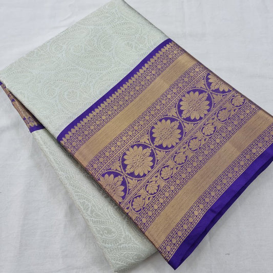 Kanchipuram Blended Tissue Silk Saree 366