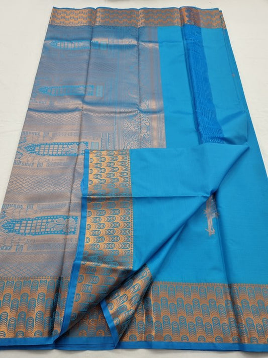 Kanchipuram Blended Semi Fancy Silk Saree 049