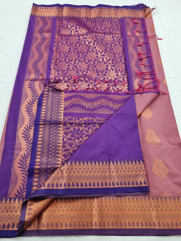 Kanchipuram Blended Semi Fancy Silk Saree 063
