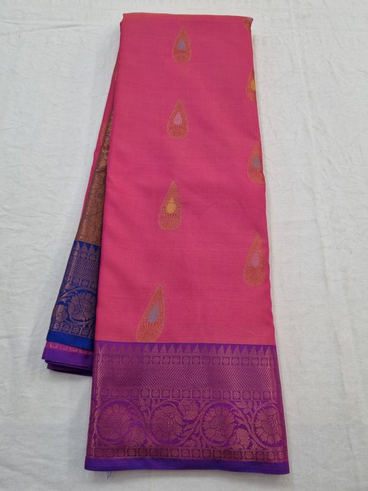 Kanchipuram Blended Semi Fancy Silk Saree 128